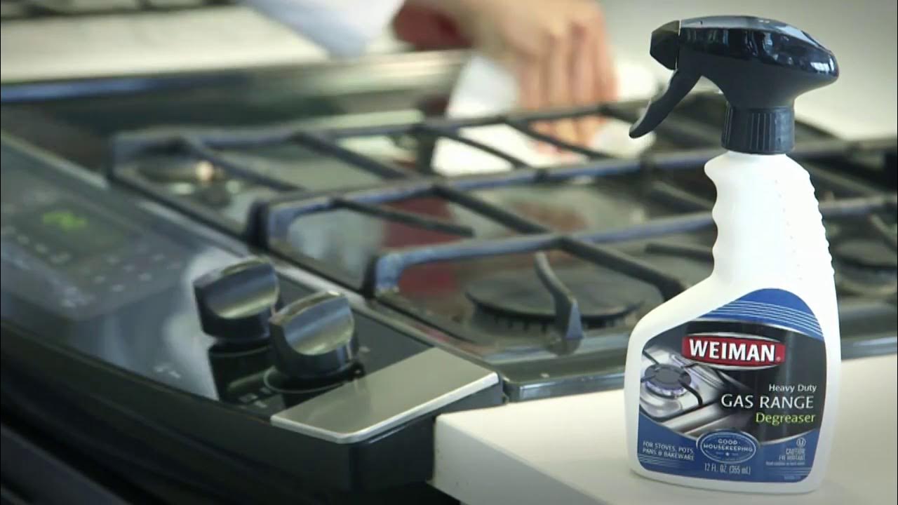 WEIMAN GAS RANGE CLEANER & DEGREASER YouTube