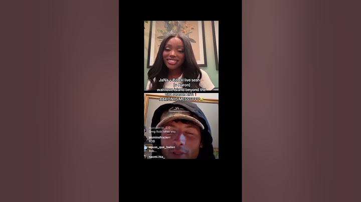 Jana and Rob on live discuss love beyond the Villa. + Aaron being messy #loveislandusa