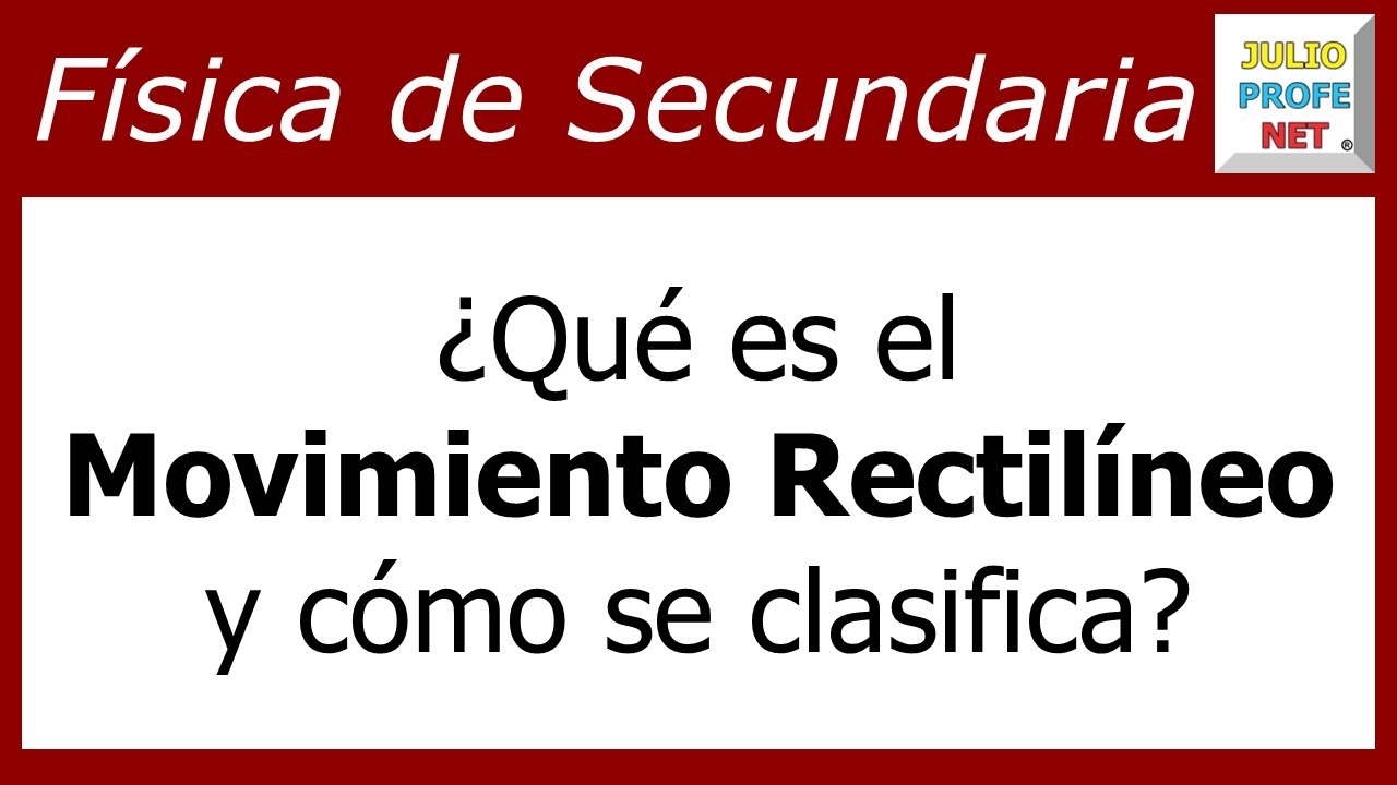 physical education 2. GENERALIDADES DEL MOVIMIENTO RECTILÍNEO