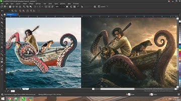 Making a Fully Realistic Scene in CorelDRAW with AI Assistance