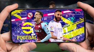 EFOOTBALL PES 2022 PPSSPP ANDROID EUROPEUS GRÁFICOS PS5 FACES REALISTAS ELENCOS E KITS 22