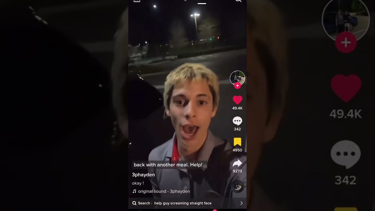 Guy Yelling HEEEELP HELP ME