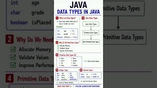 Java Data Types Explained in 45 Seconds | Primitive vs Non Primitive | Java Tutorial #9