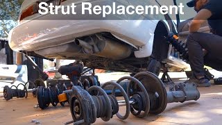 How to replace struts and shocks on a Toyota Camry