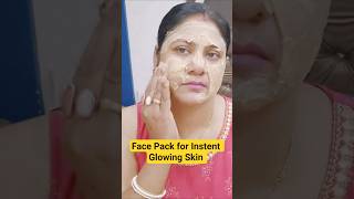Face Pack for Instent Glowing Skin Remove Pimple D-ten Pigmentation Dark Spots /#viral #shorts