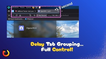 How to Stop Accidental Tab Groups in Firefox | Add 1.5s Pause for Control