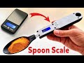 Turn kitchen spoon to digital spoon scale  how to make digital weight scale