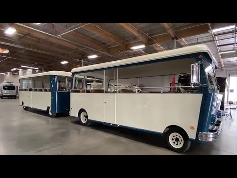 Santa Catalina Island Vintage Open Air Tram Tour Bus Renovation/Paint Restoration - OCRV Center
