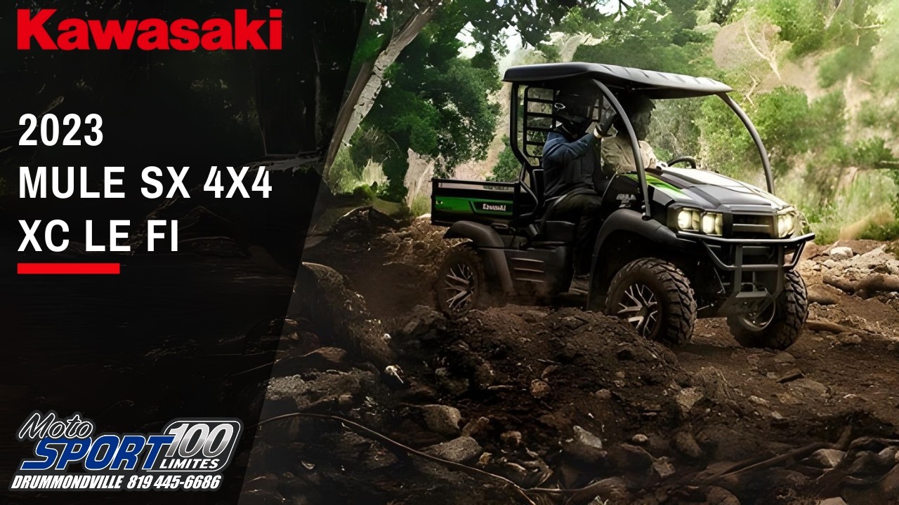 2023 Kawasaki Mule SX 4X4 XC LE FI YouTube