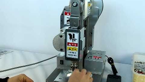 Magiclet-100,  our premium eyelet machine(DURAFOS)