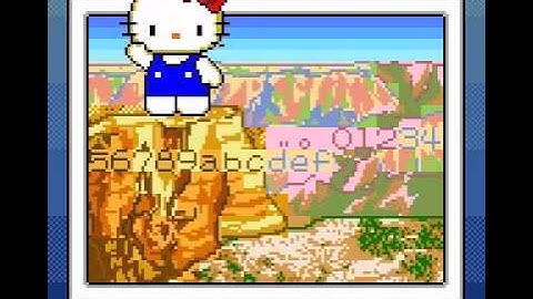 Unused Game Content ~ Hello Kitty and Dear Daniel Dream Adventure Coordinate Viewer GBC