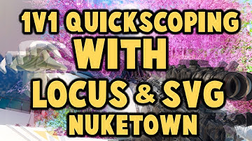 BLACK OPS 3! 1V1 QUICKSCOPING WITH DARK MATTER SVG & LOCUS!