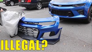 Huge Mistake? IKON ZL1 1LE Bumper Install I Camaro SS 1LE