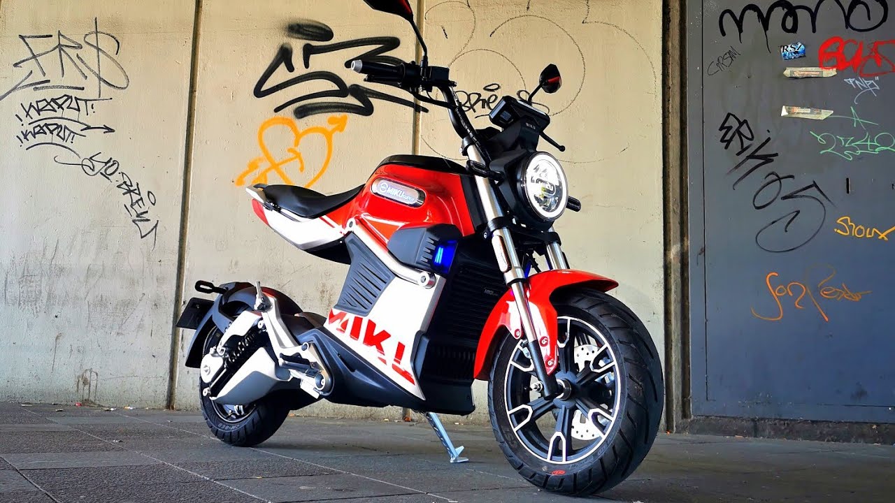 ⚡ MIKU SUPER 🔥80KM/H🔥 E-MOTORRAD - #B196 - Geschwindigkeit - Reichweite - Test - Review #miku (DEU)