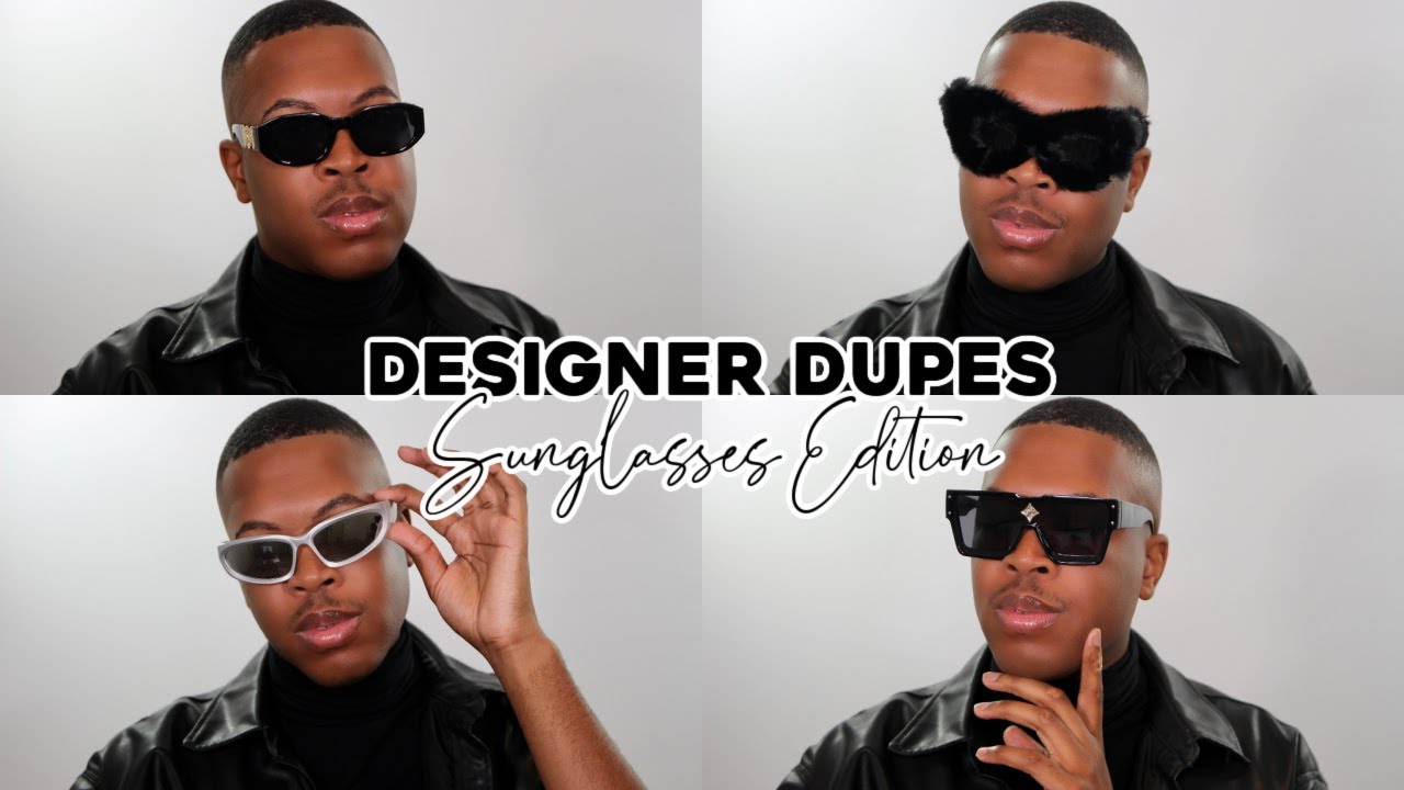 Designer Sunglasses Dupes  Balenciaga + Louis Vuitton & More 