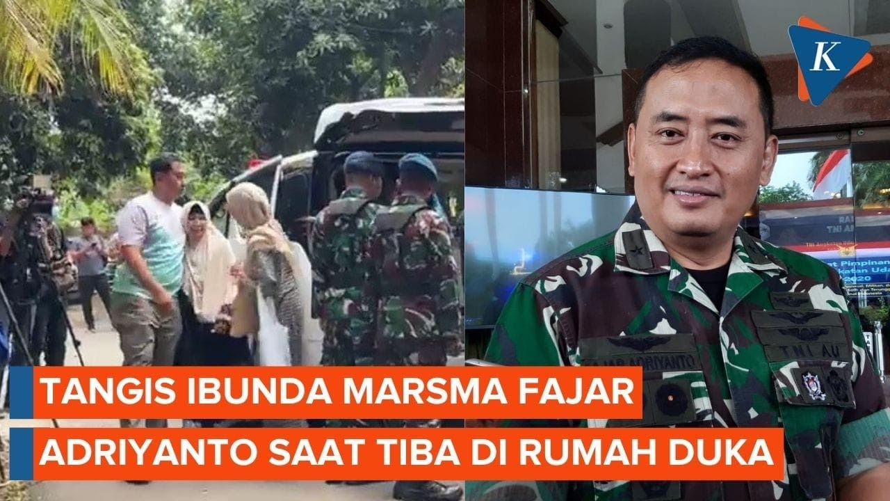 Tangis Ibunda Marsma TNI Fajar Adriyanto, Pilot Gugur Usai Pesawat Jatuh di Bogor