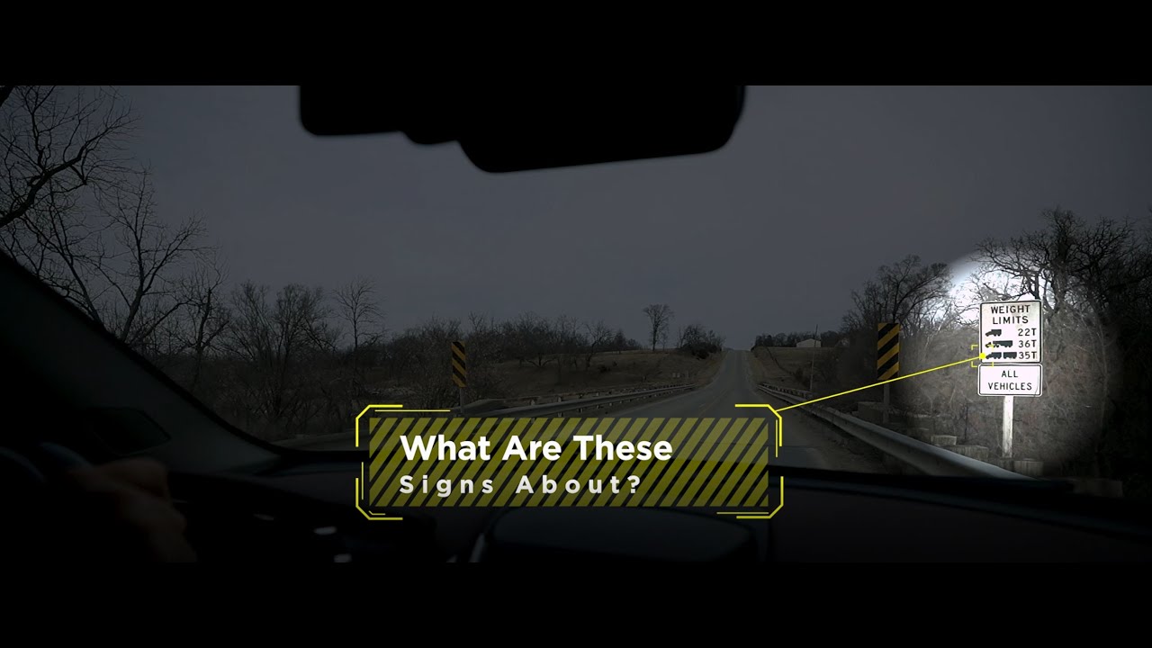 ICEA Bridge Weight Limit Signs - YouTube