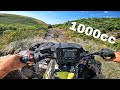 Riding across the country on extreme 1000cc super quads we get caught camping