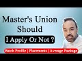 Masters' Union Should I Apply Or Not ? | Batch Profile | Placements | Average Package