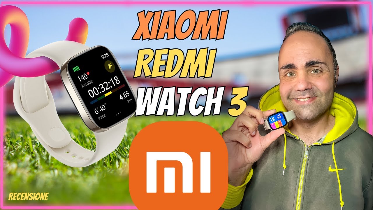 Recensione Xiaomi Redmi Watch 3 - Smart e Sport Watch che Telefona con GPS  e display AMOLED 