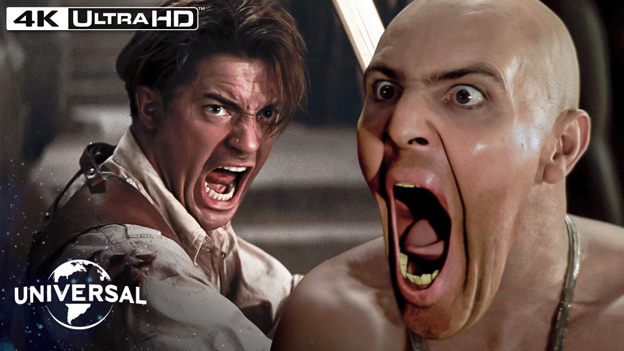 Rick O'Connell Fights Imhotep in the Tomb