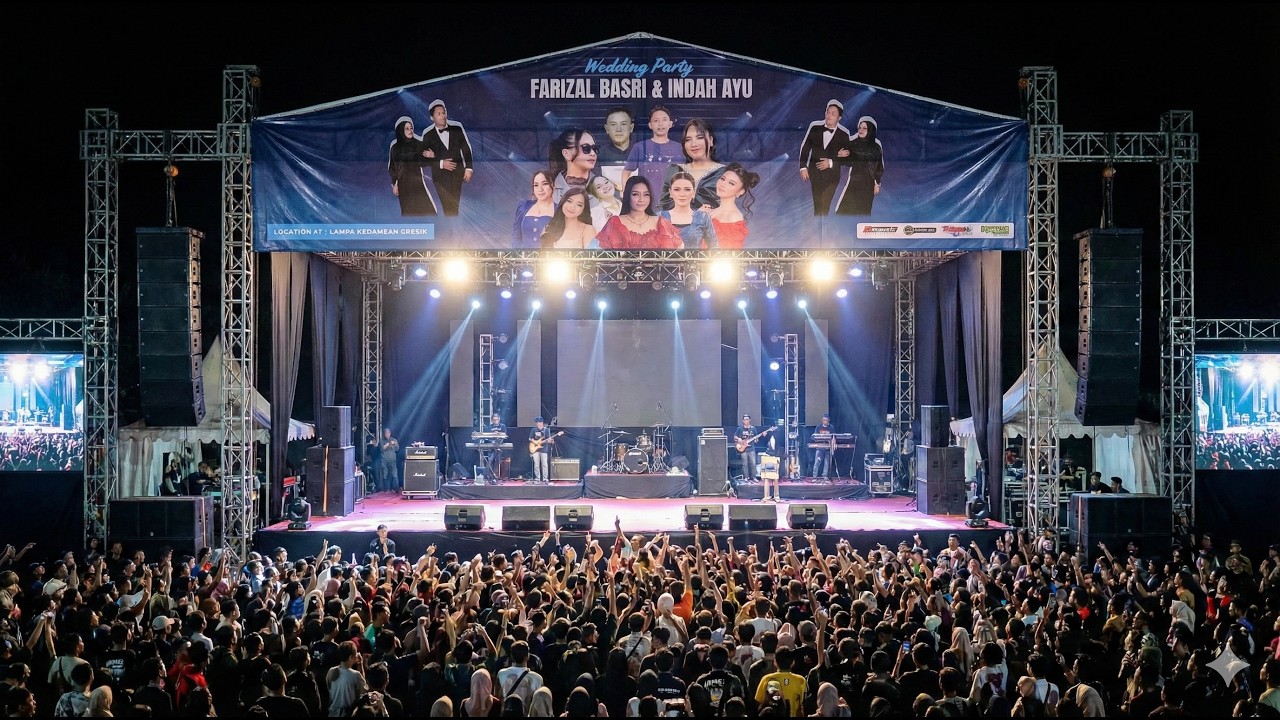 FISH MUSIC and Fariz Friend - Wedding Party FAIZAL & INDAH Live in LAMPA Kec. Kedamean GRESIK