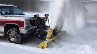 70hp k5 blazer truck mounted snowblower