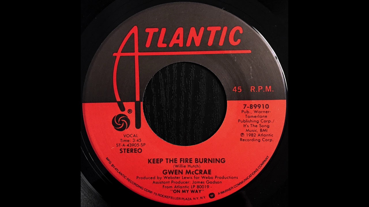 Gwen McCrae Keep The Fire Burning YouTube
