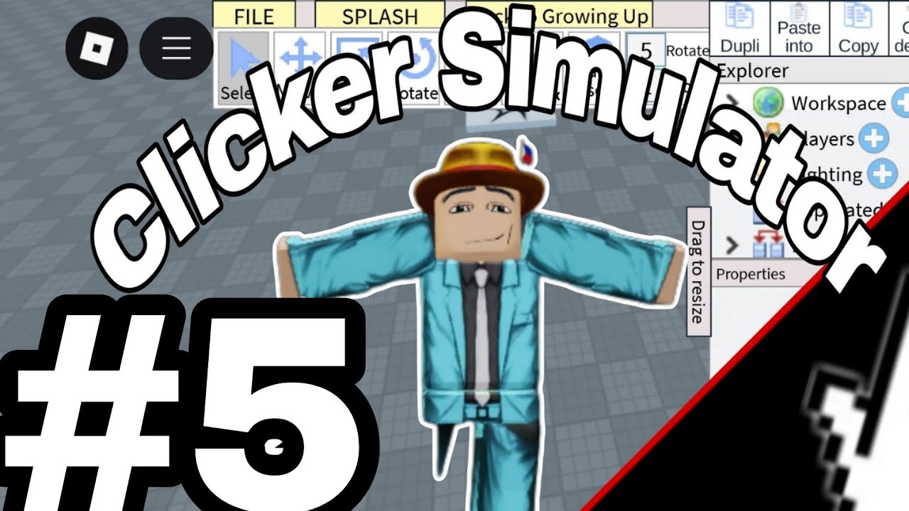 Clicker Simulator Tutorials in studio - YouTube