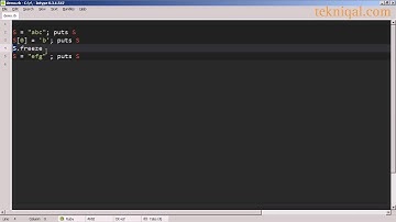 Strings and Mutability in Ruby - tekniqal.com