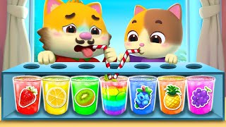 learn colors with colorful ice cream veggies fruits nursery rhyme kids song mimi and daddy