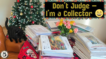 [Flosstube #2] Showing My Cross Stitch Collection… I Plan to Live Forever 🕰️😅