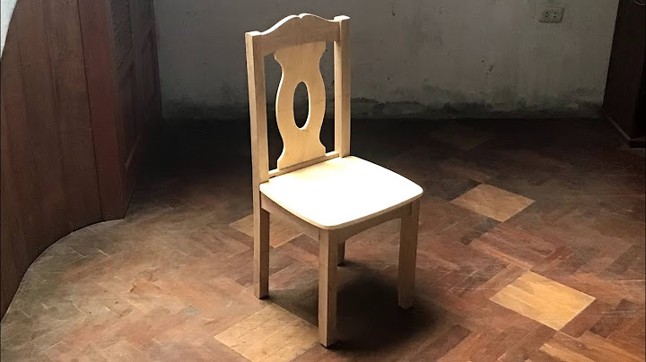 AN EASY WAY TO MAKE A CHAIR/ALEJANDRO LUIS/I AM A CARPENTER