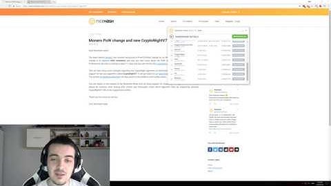 Nicehash new algorithm and Monero PoW change