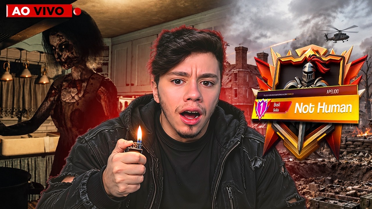 🔴LIVE - *NEW* NOTHUMAN NA GUERRA E JOGO DE TERROR OBSESSED - VEM APELAPATO!!!