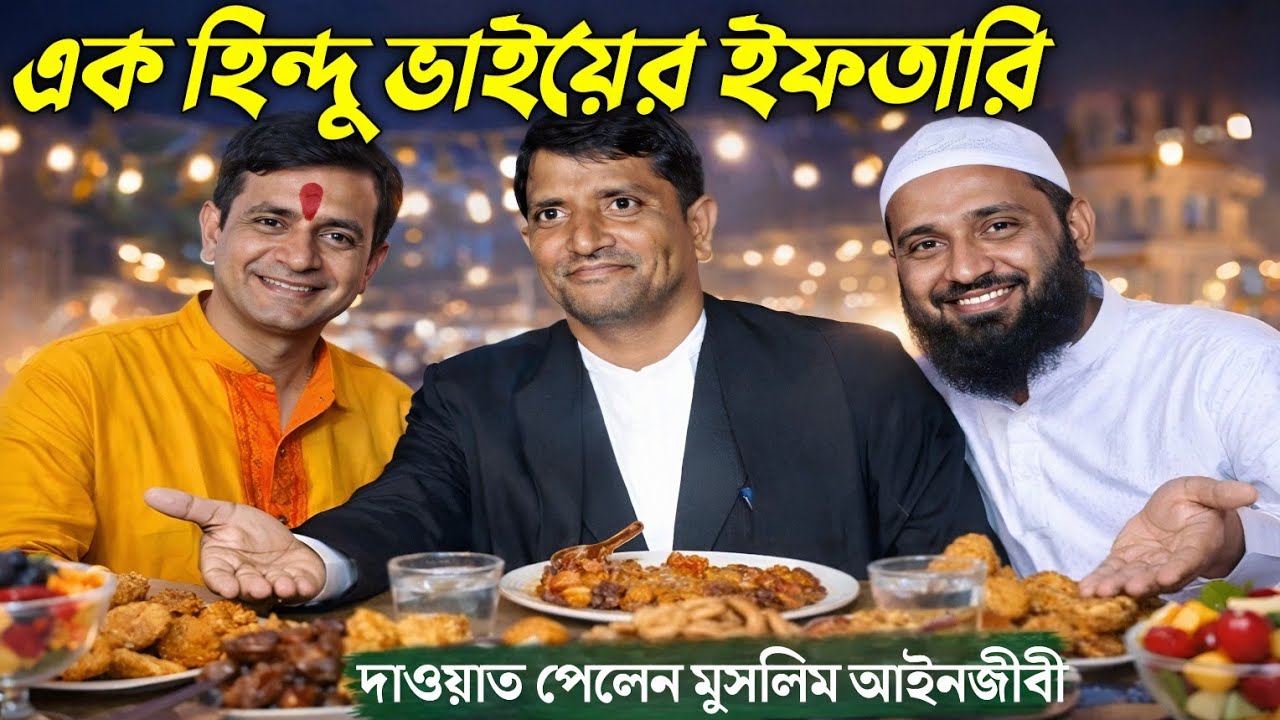 এক হিন্দু ভাইয়ের ইফতারি দাওয়াত পেলেন মুসলিম আইনজীবী | Mofakkerul Islam. আইনজীবী মোফাক্কেরুল ইসলাম।