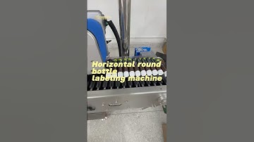 Horizontal Auto-Labeling for Mini Cylindrical Products: Lipstick, Vials, & More #labelingmachine