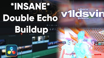 Want This *CRAZY* Double Echo Buildup + Impact In Davinci Resolve! [TUTORIAL AT 1K SUBS]