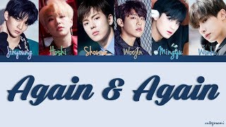 Wanna One, Seventeen, Monsta X - Again & Again (Color Coded Lyrics) [HAN/ROM/ENG]