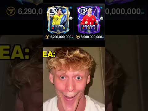Ea Logic 🤡 Ronaldo's 119-117 Card #fcmobile #fifamobile #fifa23 #fifa22 #fc26 #shortvideo #shorts