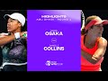 Naomi Osaka vs. Danielle Collins | 2024 Abu Dhabi Round 1 | WTA Match Highlights image