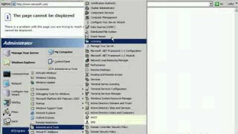 Windows Server 2003   IIS Server Configuration