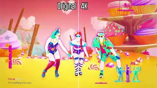 Malibu - Just Dance Unlimited - Comparison Video - 4K Upscaled using AI