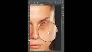 remove dark circle - photoshop tutorial #photoshop #shorts