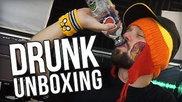 DRUNK UNBOXING February 2016 - 1UP Box, Lootaku, GeekFuel, Super Geek Box, & Fandora