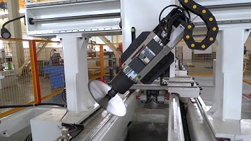 4 Axis Carousel Automatic Tool Change  with Cutting Saw.whatsapp is +86 13573165746