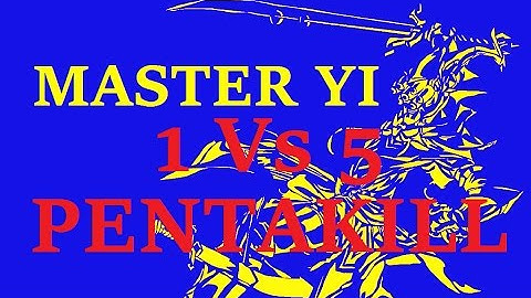 VERY RARE 1v5 PENTAKILL! NEVER SEEN! Master Yi 1v5 Pentakill!