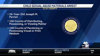 KHOG AG Griffin Announces Arrest of Rector Man on Child Pornography Charges 01 23 2025