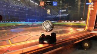 Rocket League great reverse save