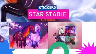 Star stable tutorial stickers | star stable stickers app | emojis | stickers screenshot 4